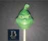 571sp Small Green Man Face Chocolate or Hard Candy Lollipop Mold